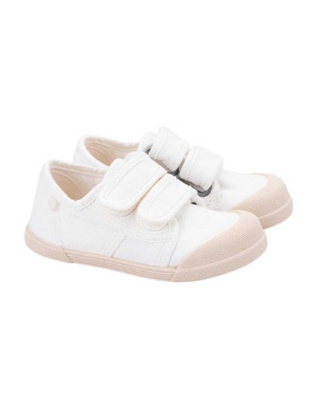 Calzado barefoot de lona Igor 2V Blanco