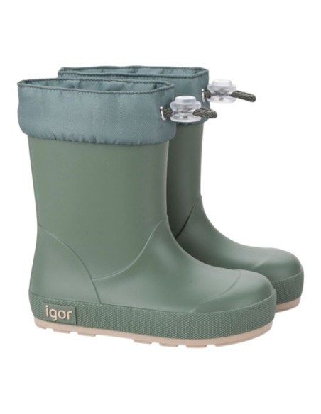 Botas de agua Barefoot Igor Yogi Cuello Verde