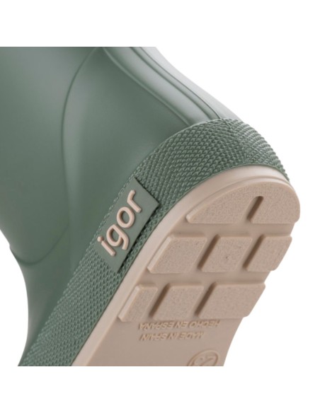 Botas de agua Barefoot Igor Yogi Cuello Verde