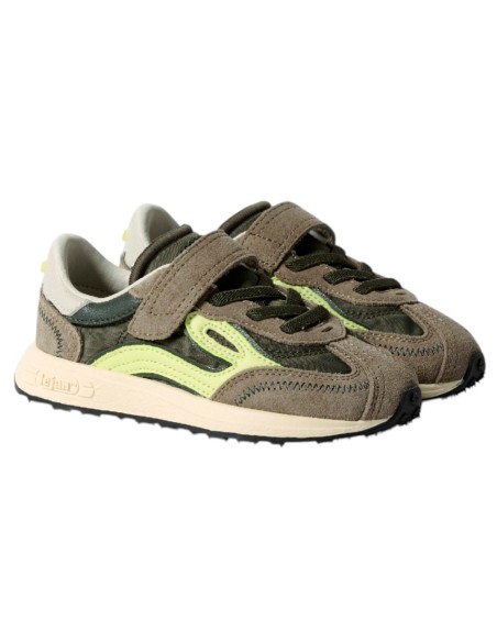 Zapatillas barefoot Lejan Melrose Kids Dark-Olive-Lime