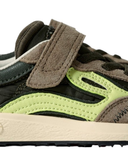 Zapatillas barefoot Lejan Melrose Kids Dark-Olive-Lime