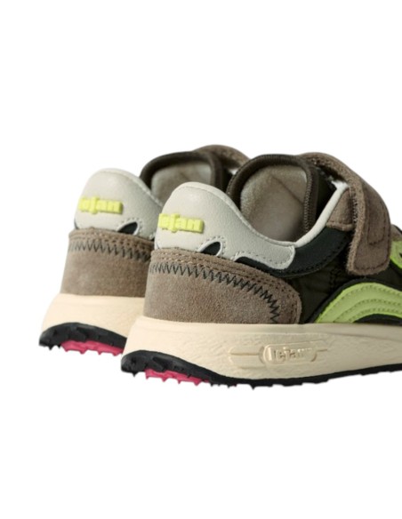 Zapatillas barefoot Lejan Melrose Kids Dark-Olive-Lime