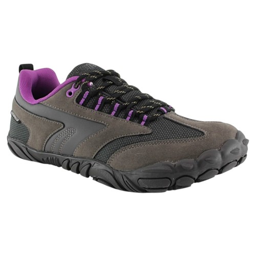 Zapatillas Hi-Tec barefoot impermeables Charcoal-Purple