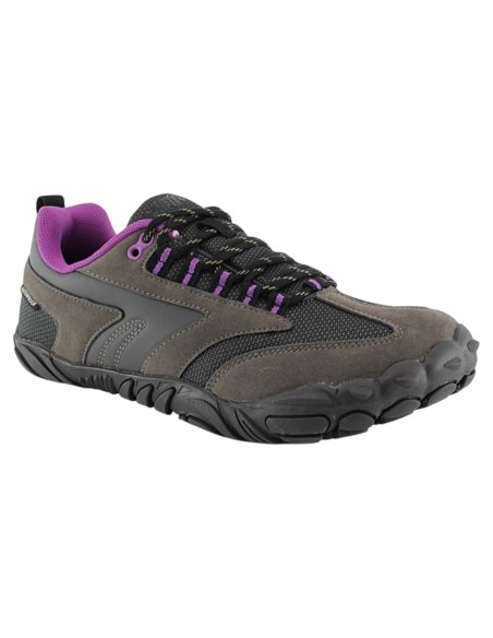 Zapatillas Hi-Tec barefoot impermeables Charcoal-Purple