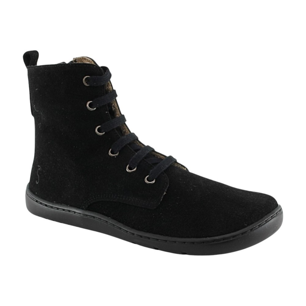Botines barefoot Flexi Nens 9085-S Negro Suela Step (s)