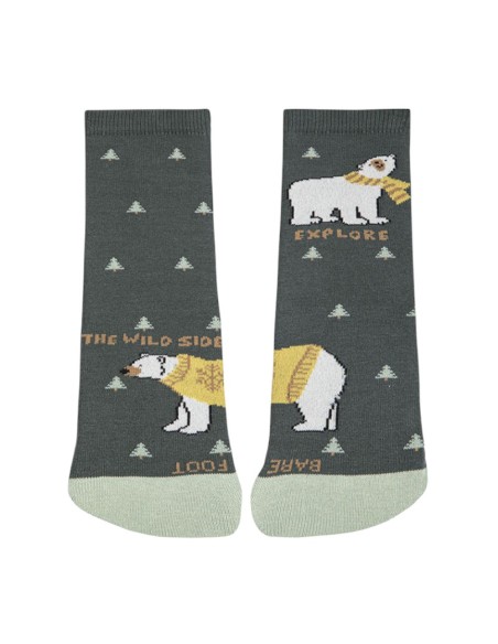 Calcetines barefoot Condor Oso Polar Verde