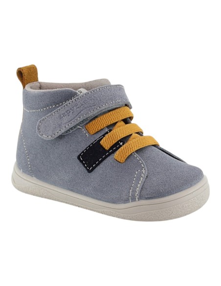 Botines barefoot Zapyflex cortes serraje Gris