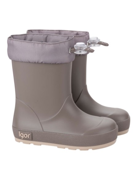 Botas de agua Barefoot Igor Yogi Cuello Taupe