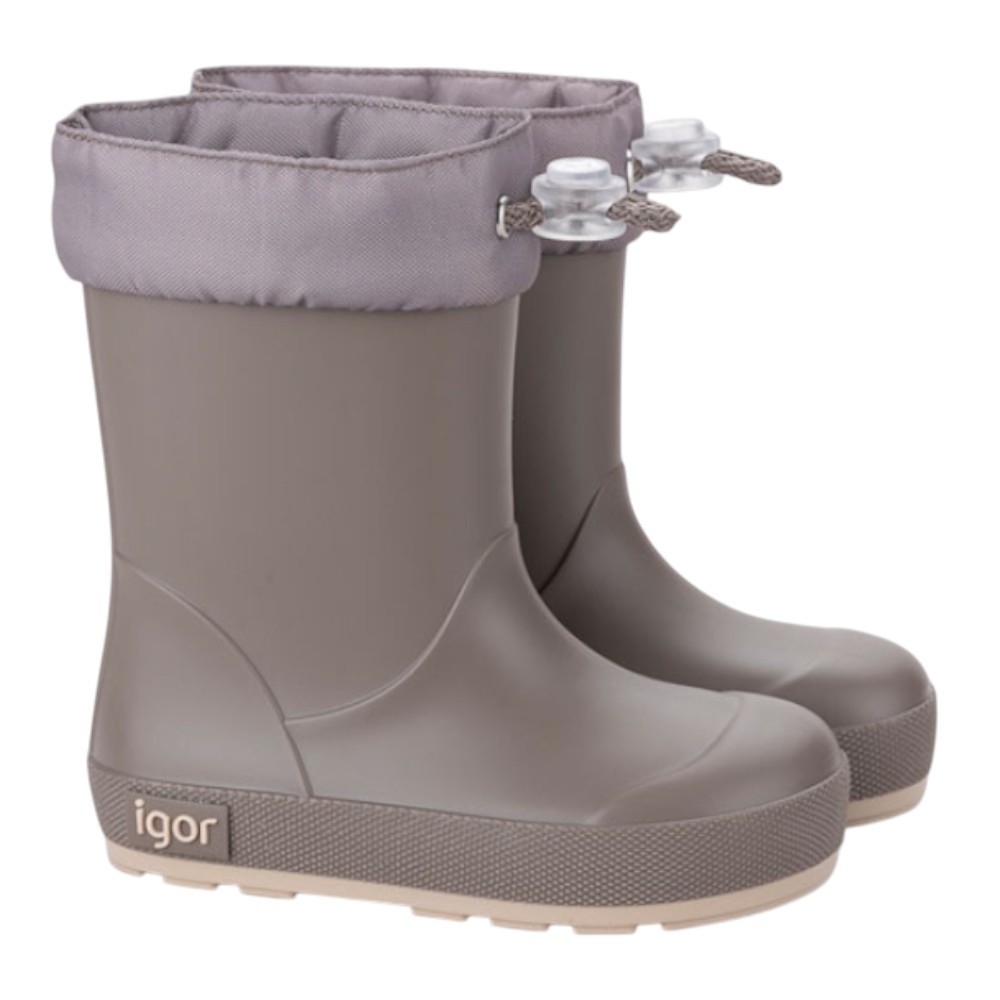Botas de agua Barefoot Igor Yogi Cuello Taupe