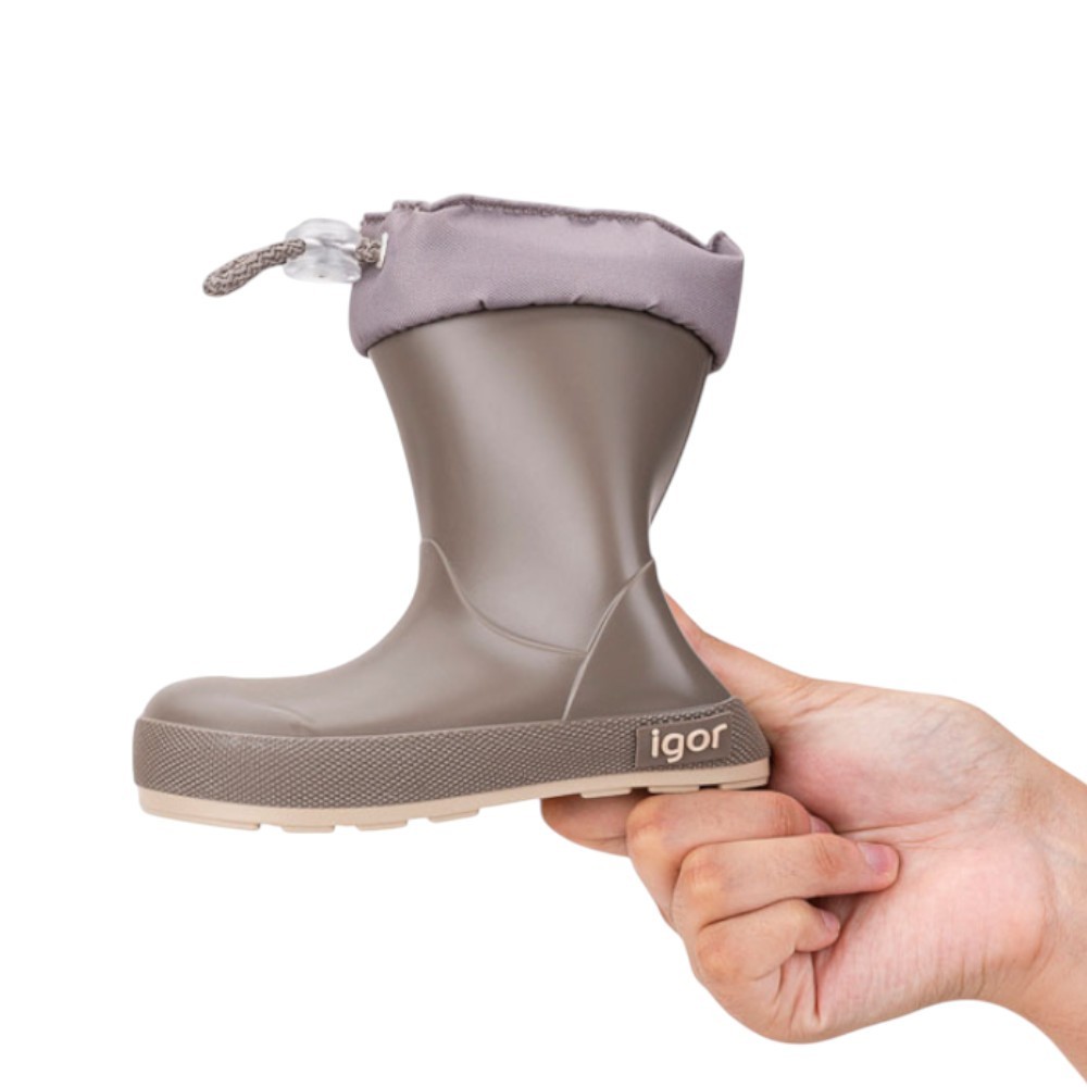 Botas de agua Barefoot Igor Yogi Cuello Taupe