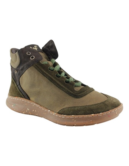 Botines minimalistas Walk Fly Irati Khaki
