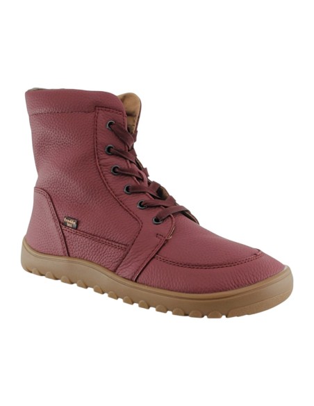 Botines impermeables Froddo Barefoot Up-Tex Burdeos forro borreguito