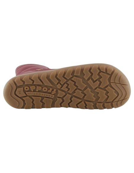 Botines impermeables Froddo Barefoot Up-Tex Burdeos forro borreguito