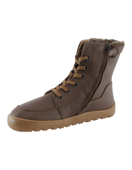 Botines impermeables Froddo Barefoot Up-Tex Marrón forro borreguito