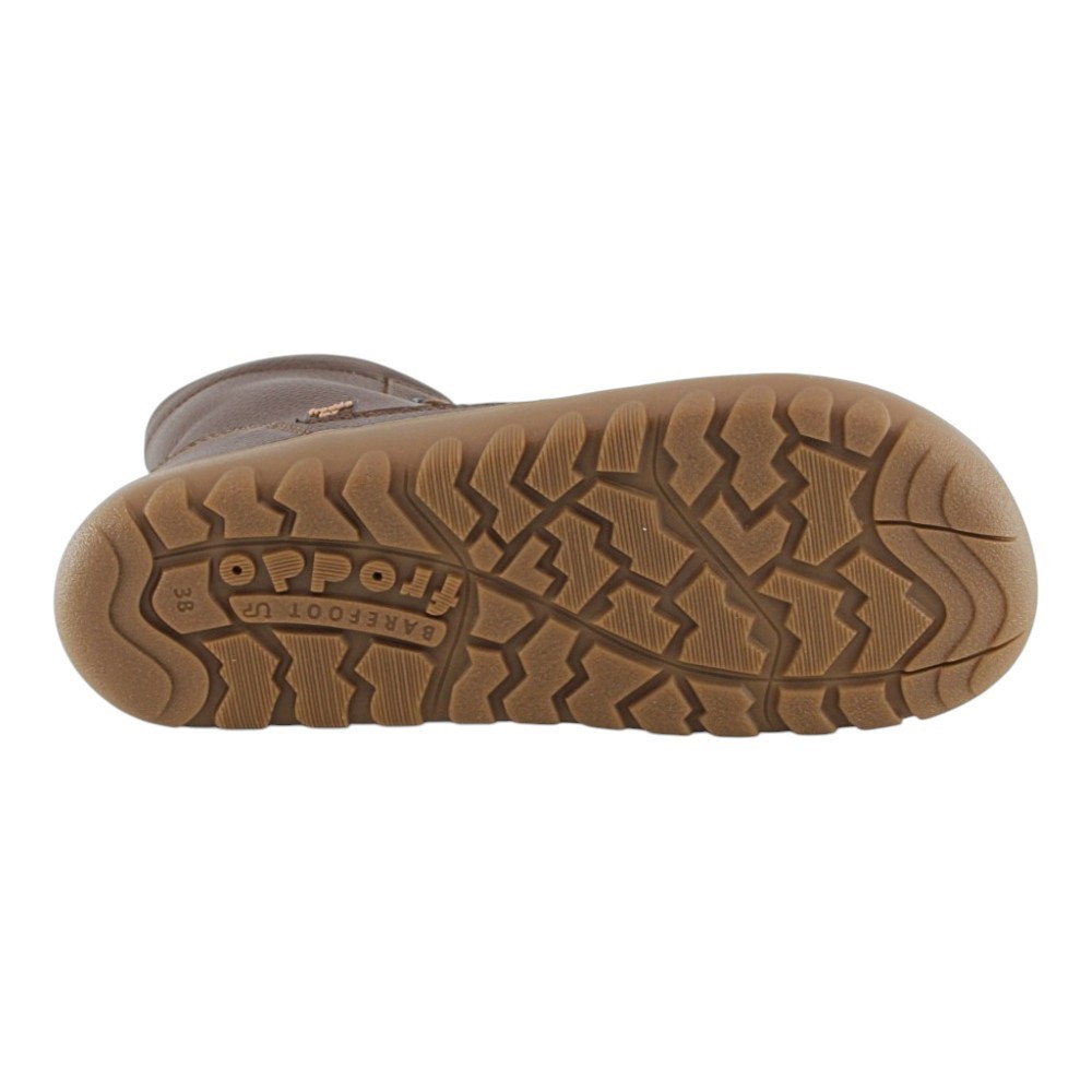 Botines impermeables Froddo Barefoot Up-Tex Marrón forro borreguito
