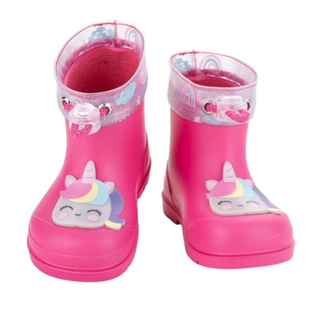Botas de agua barefoot Mendi Unicornio Fucsia