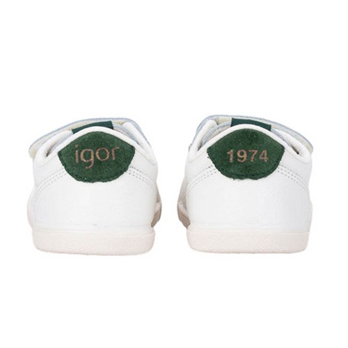 Zapatillas barefoot Igor Tennis Blanco-Musgo 2