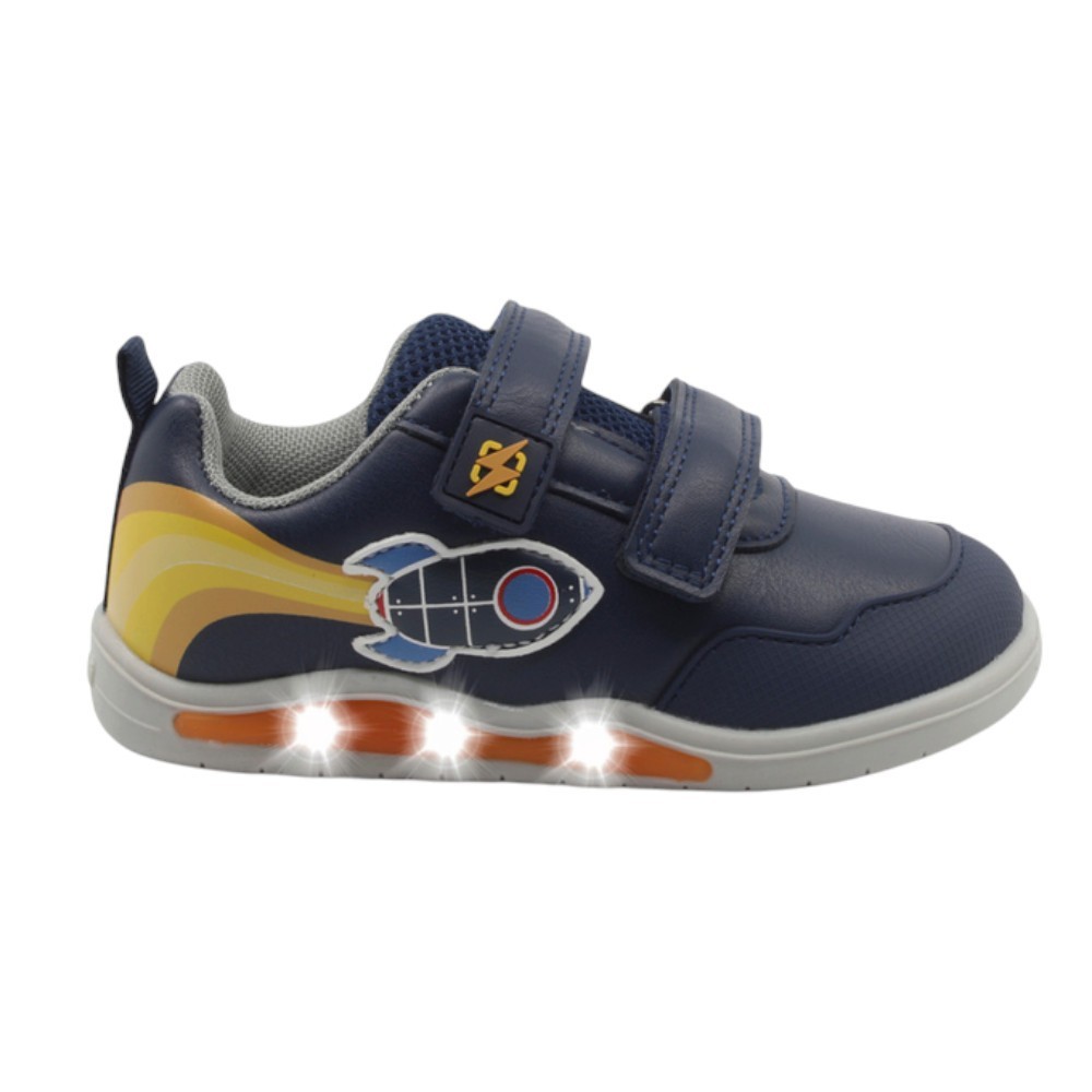Zapatillas con luces barefoot Beppi 2223620 Azul