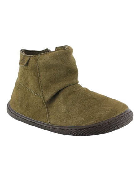 Botines barefoot Flexibles by Vulladi 1190 Suede kaki