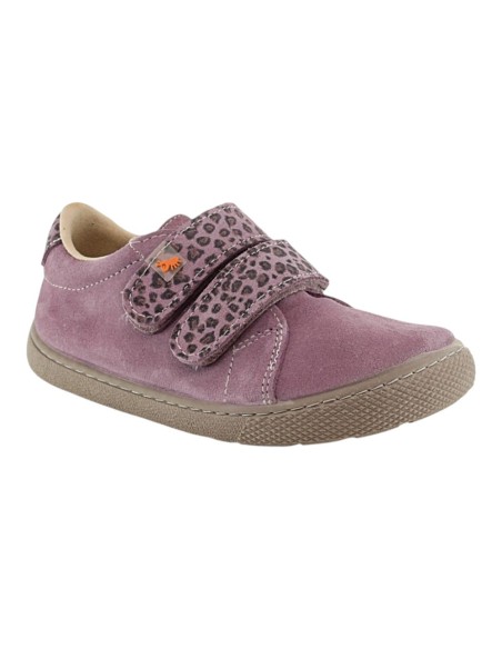 Zapatos barefoot Flexibles by Vulladi 6193 Malva-Leopardo