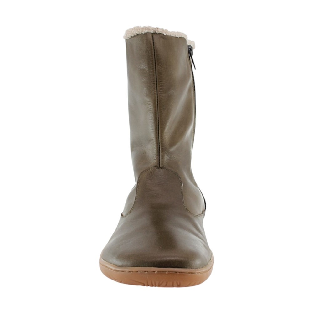 Botas barefoot Cooqueflex Sky Field Piso Adam verde borreguito