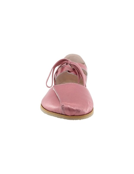 Sandalias barefoot Poppis Zoe Metal Rose