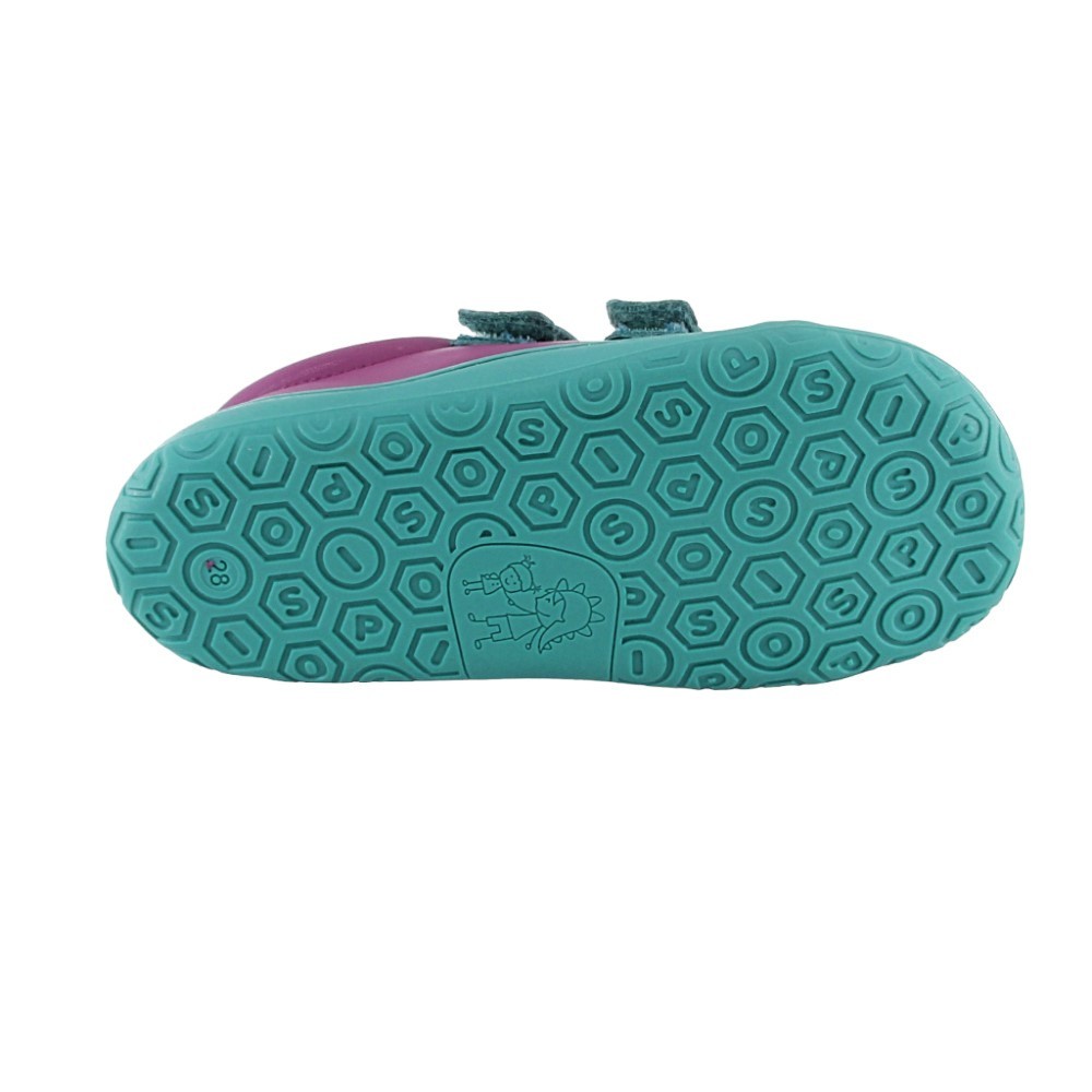 Zapatos respetuosos Poppis Nono Piel Bouganville Fucsia