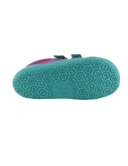 Zapatos respetuosos Poppis Nono Piel Bouganville Fucsia