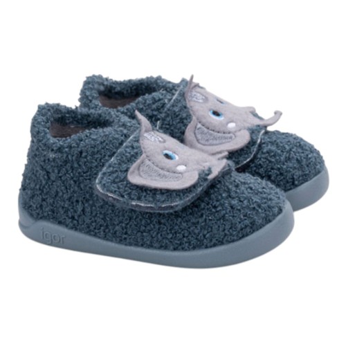 Zapatillas de casa barefoot Homie Elefante Azul 2
