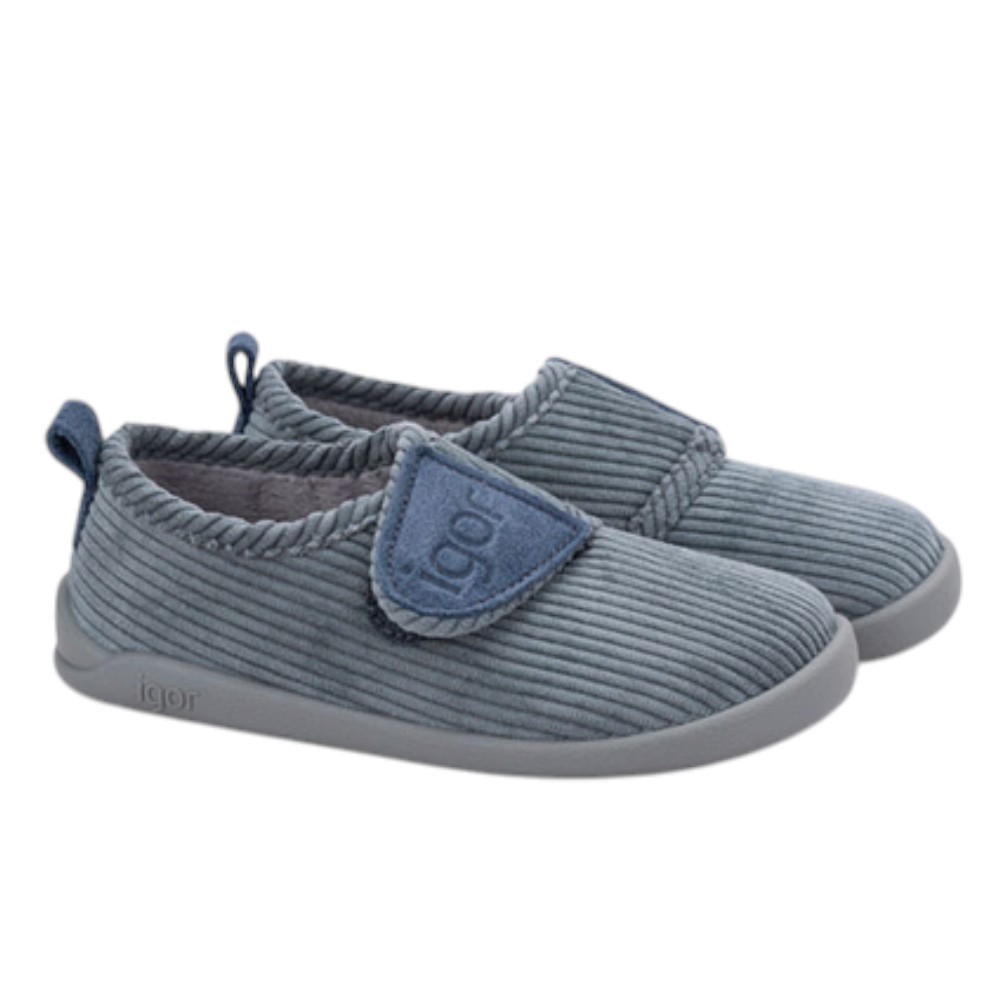 Zapatillas de casa barefoot Igor Junior Pana Oceano